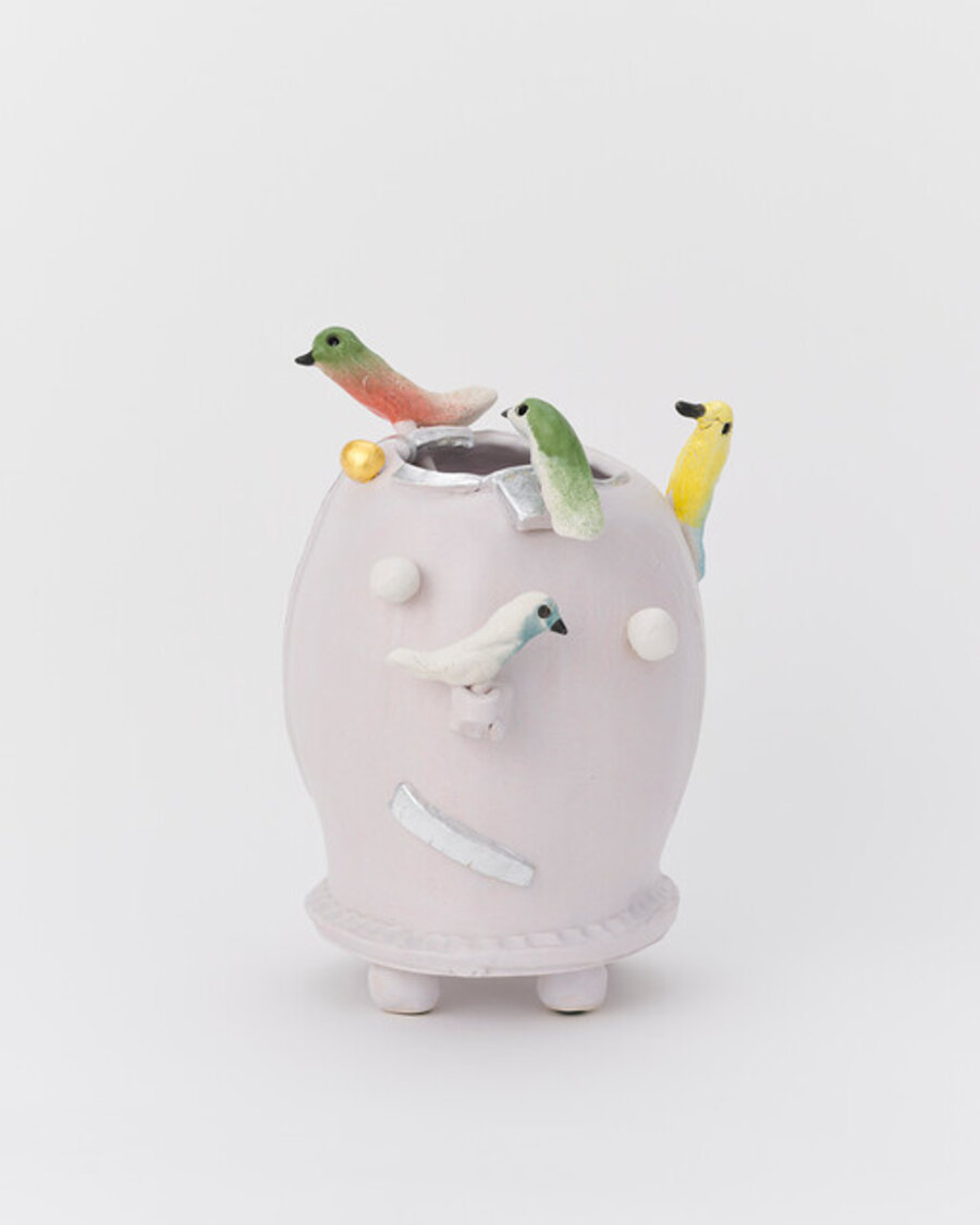 Soft Smoke BirdPot