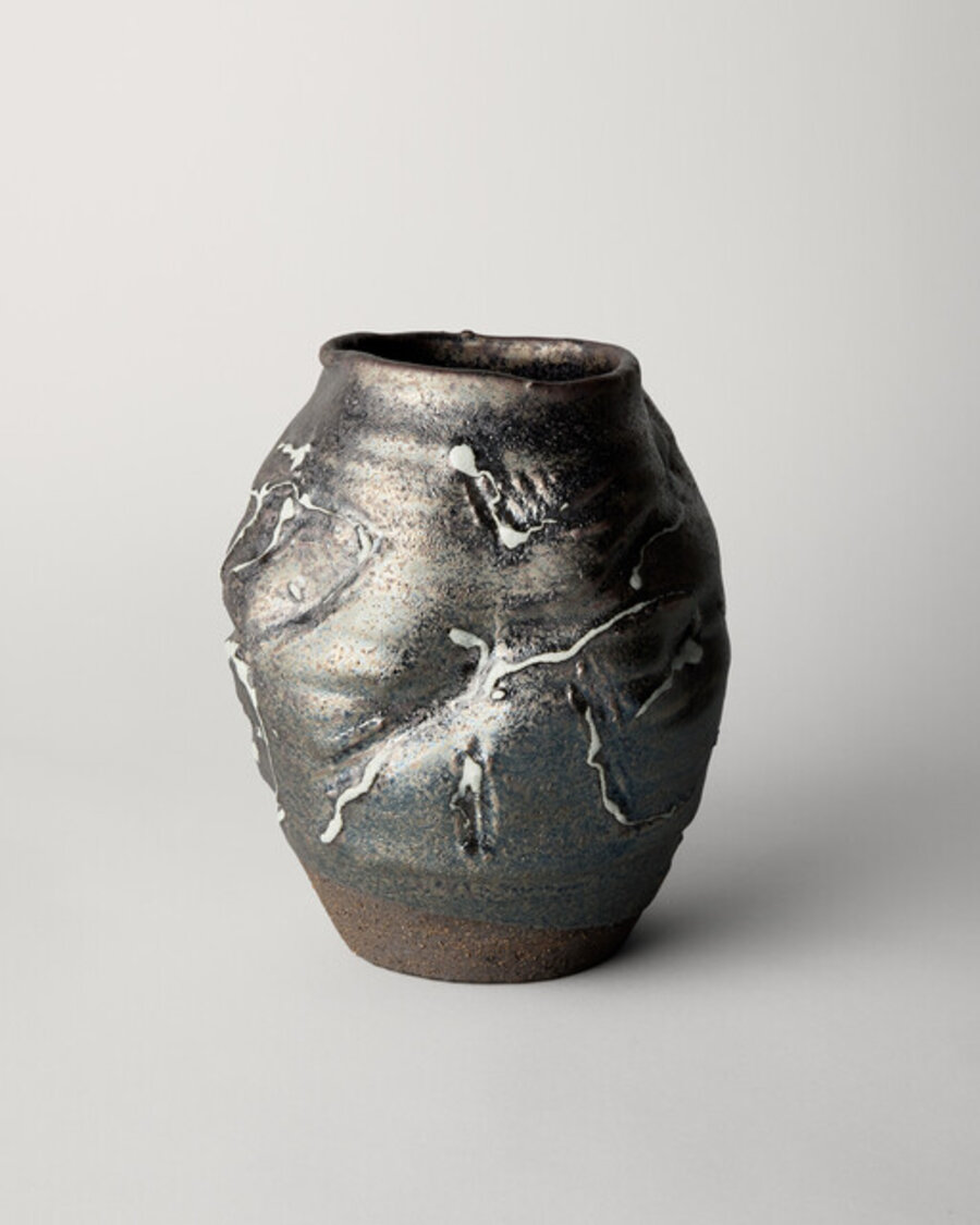 Iron-Glazed Inscribed Jar
