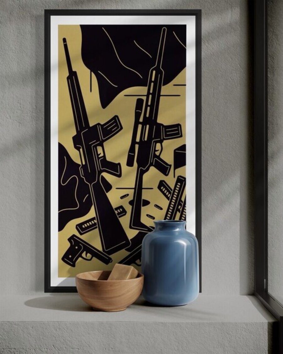 American Still Life (I Dream in Red, Gold Variant)