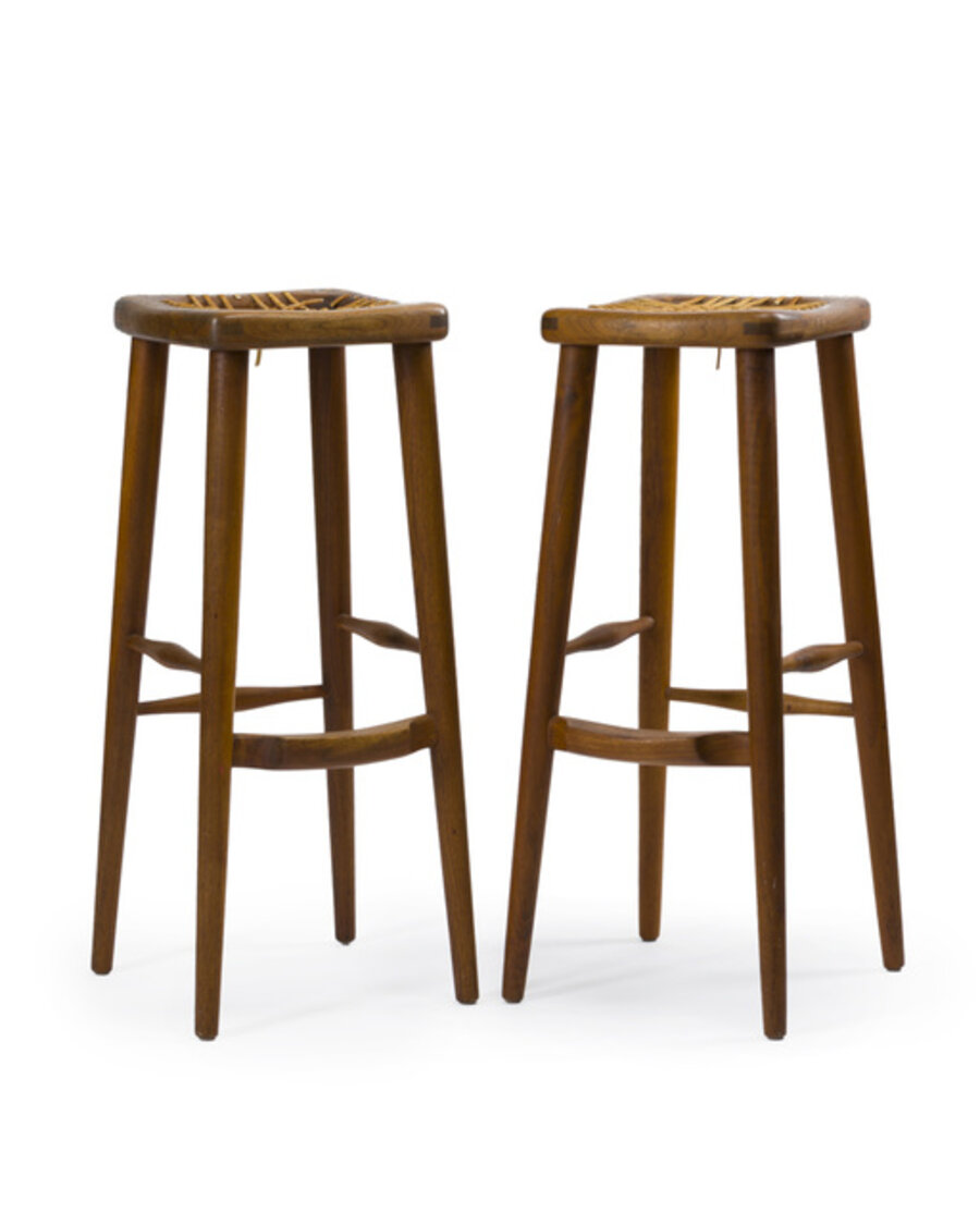 A pair of barstools, No. 88