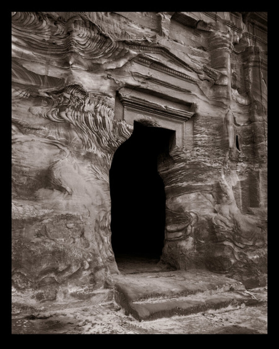 Tomb Doorway, Petra, Jordan, 1995