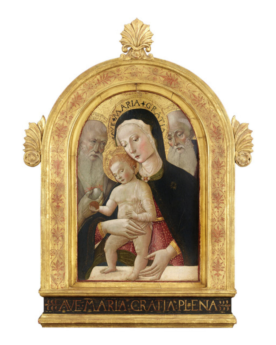 Virgin and Child with Saints Jerome and Bernard
