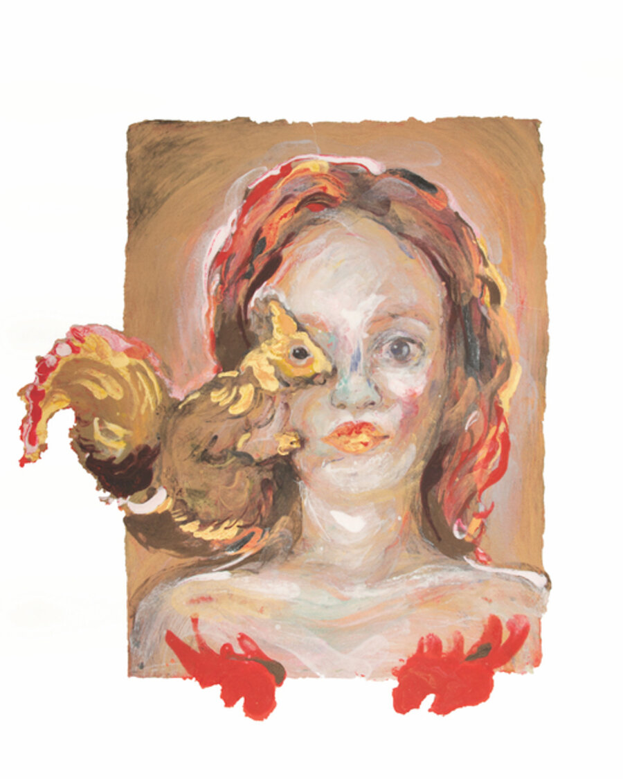 Woman with Squirrel