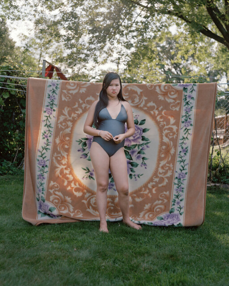 Julie in a bathing suit