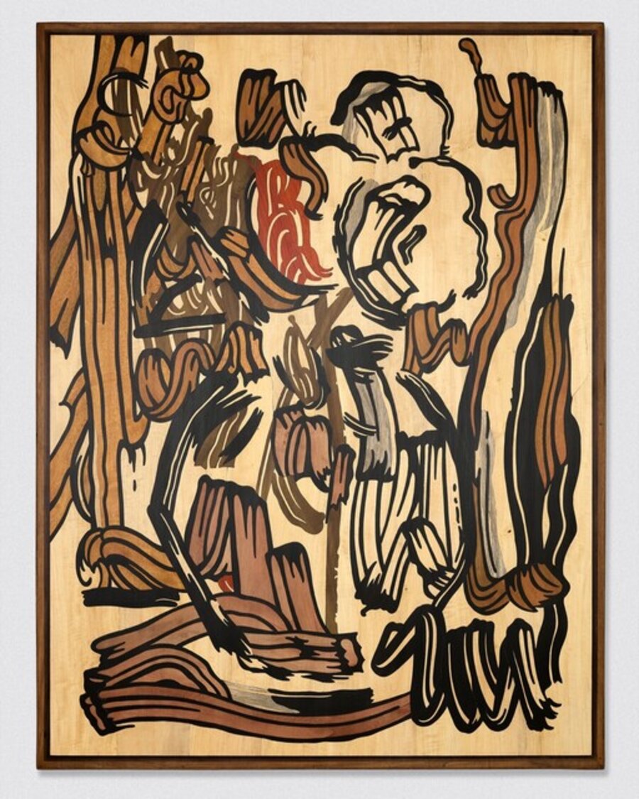 Lichtenstein Brushtroke (Flowers)