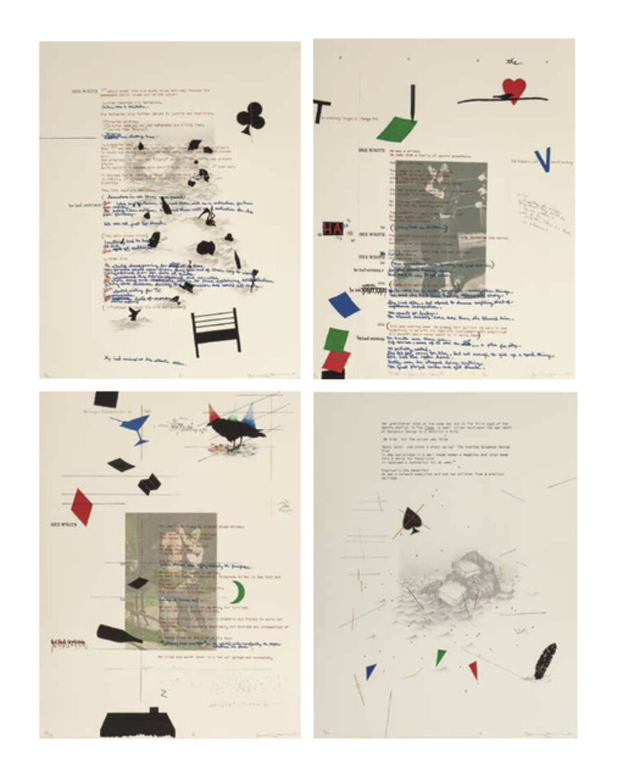 Debris from the Text (R/I/N/G) (four works)