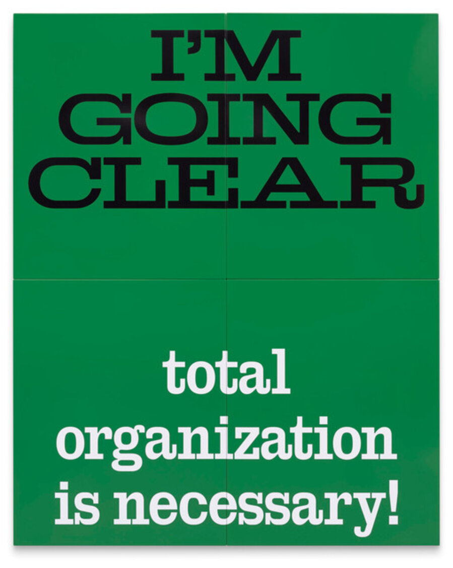 i'm going clear / total organization is necessary!