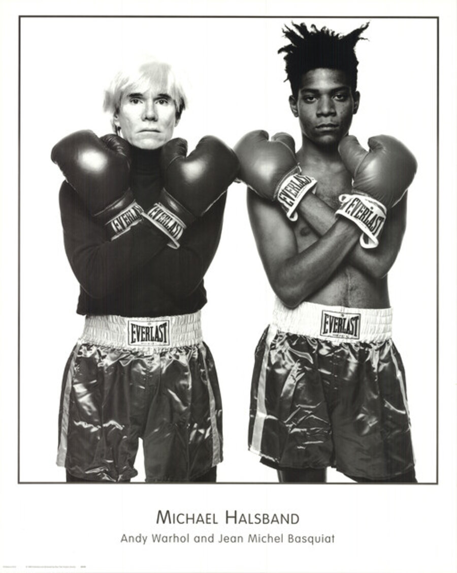 Andy Warhol and Jean Michel Basquiat