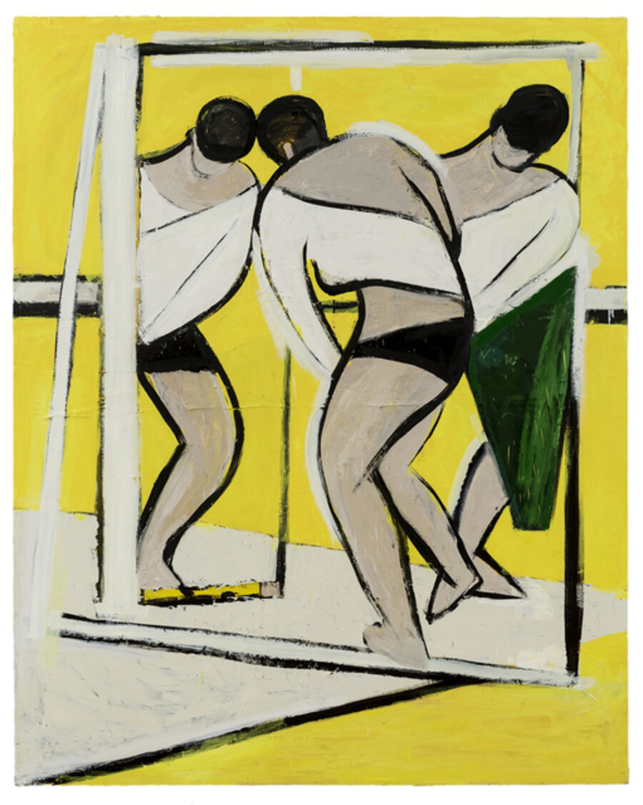 Untitled - Movements of The Figure Facing the Mirror 1