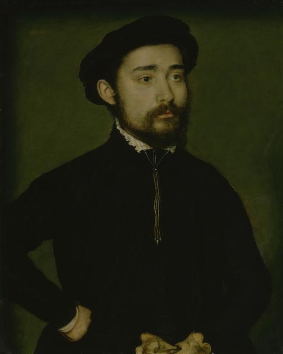 Portrait of A Man with A Glove