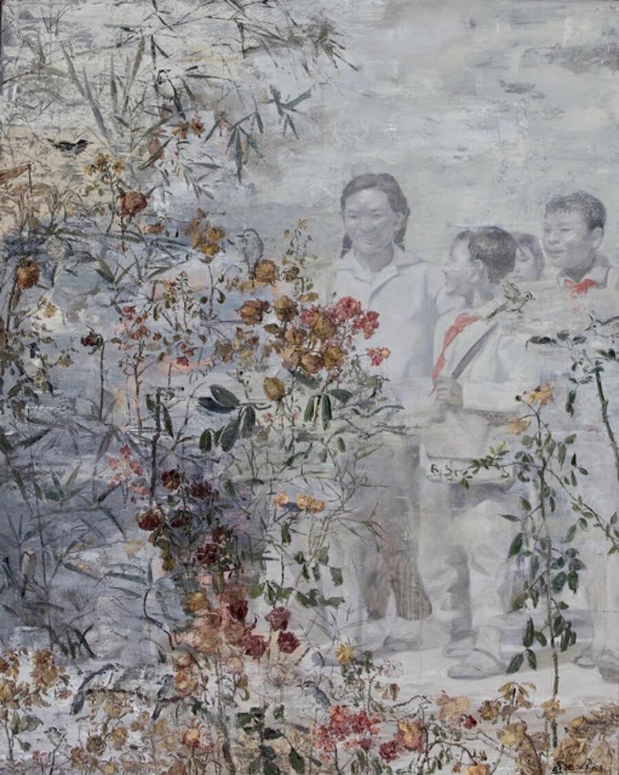 Entre las flores