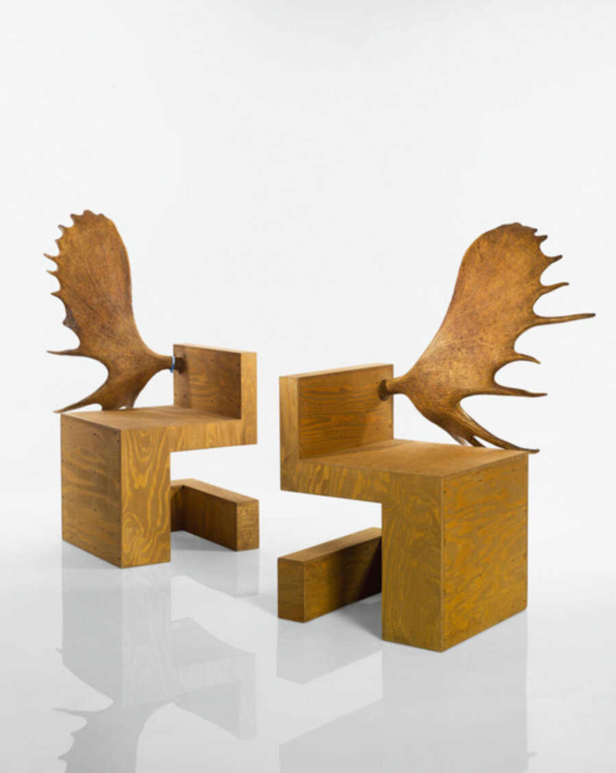 Pair of Stag Chairs