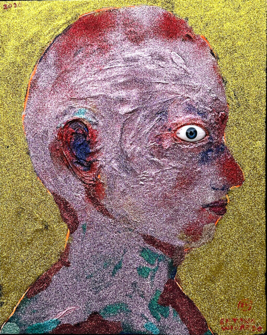 Portrait of Boy in Gold