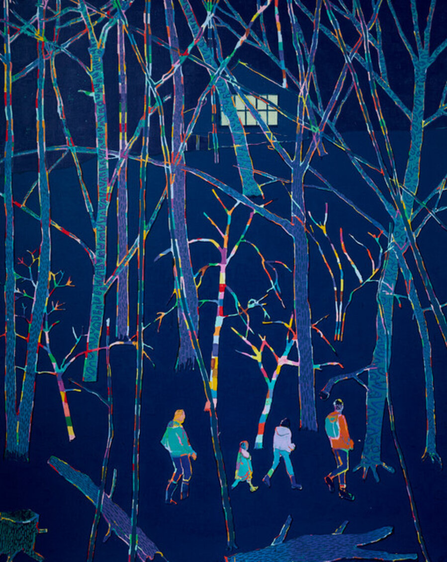 Night Wanderers in a Forest (E.V. 2/5)