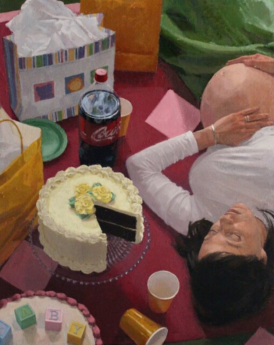 Baby Cakes (Pregnancy Self-Portrait)
