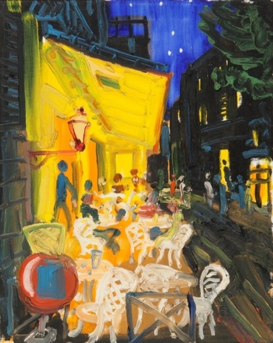 Cafè sur place du forum Arles