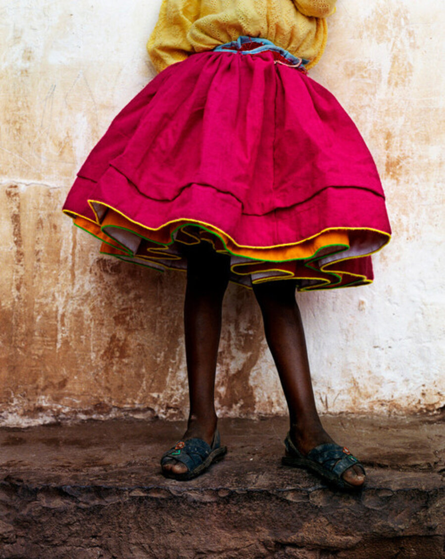 Pink Skirt 1, Taquile Island