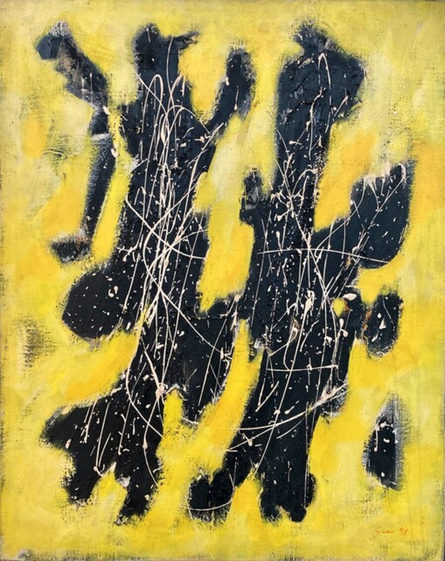Twin Form on Yellow