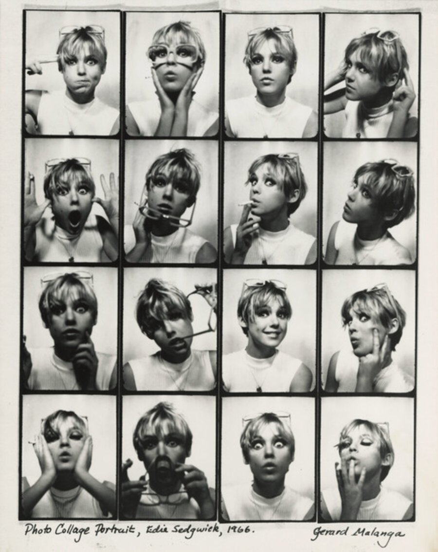 Photo Collage Portrait, Edie Sedgewick