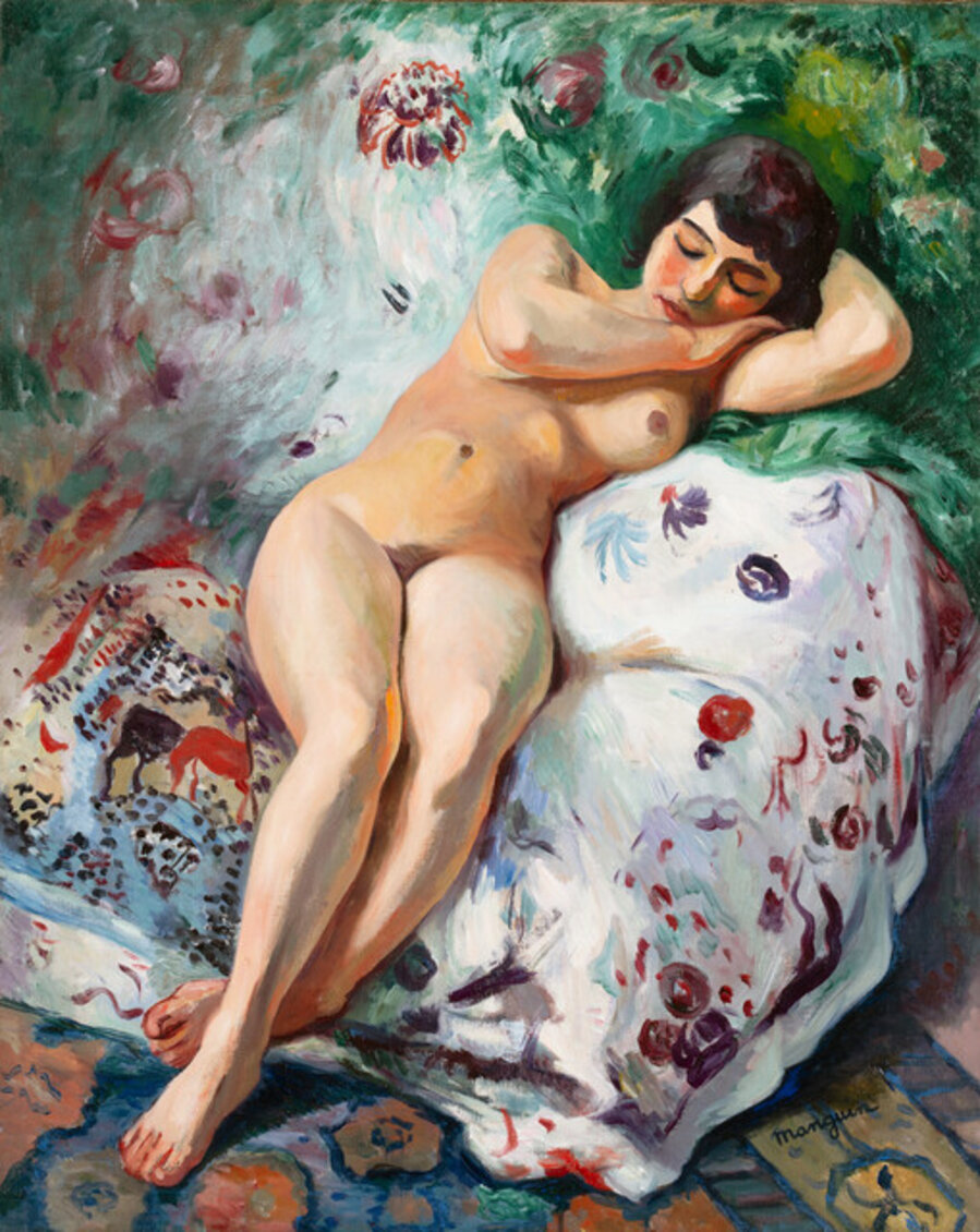 Femme endormie, petite Marie