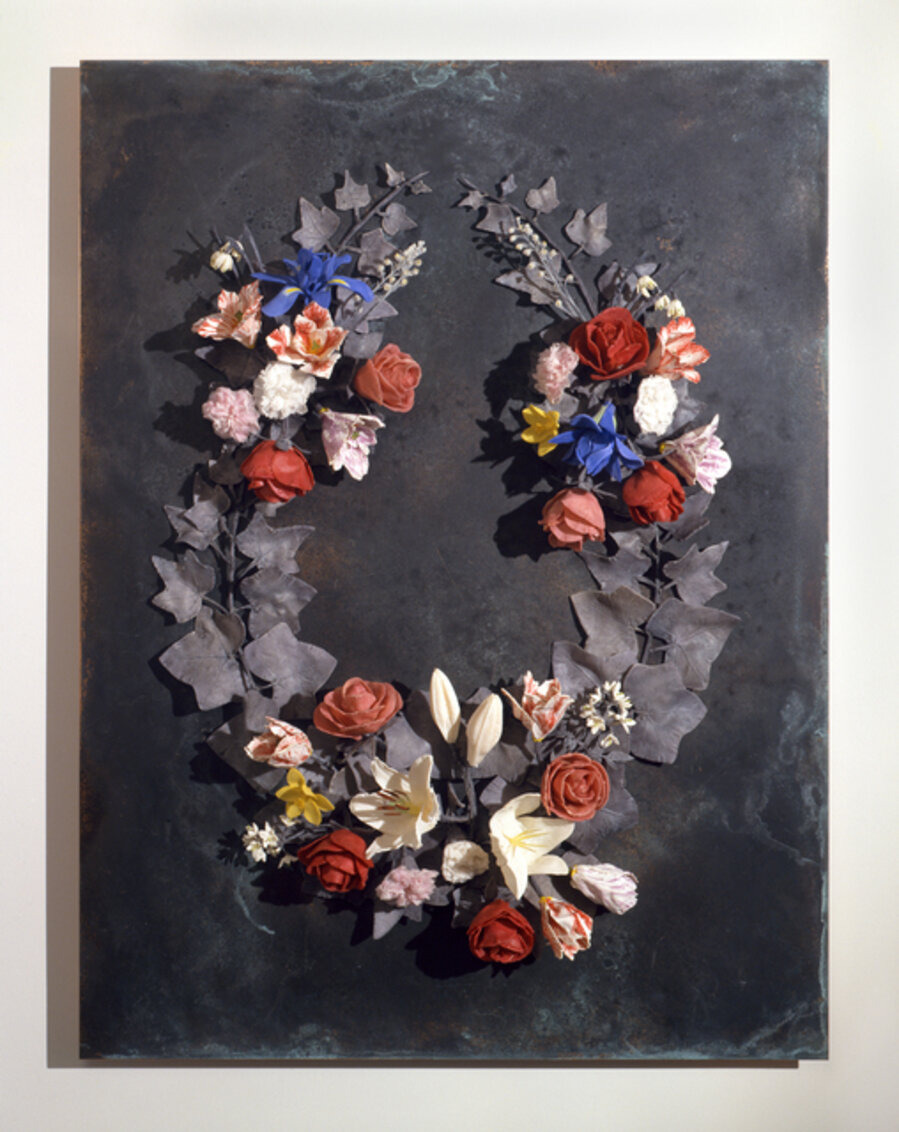 Flower Garland with Immaculate Conception