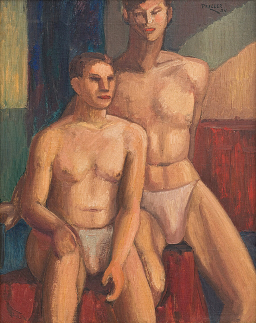 Two Male Nudes