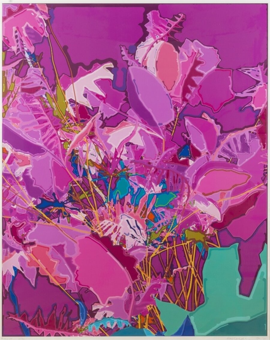 Untitled #050106 (Green); Untitled #050105 (Pink)