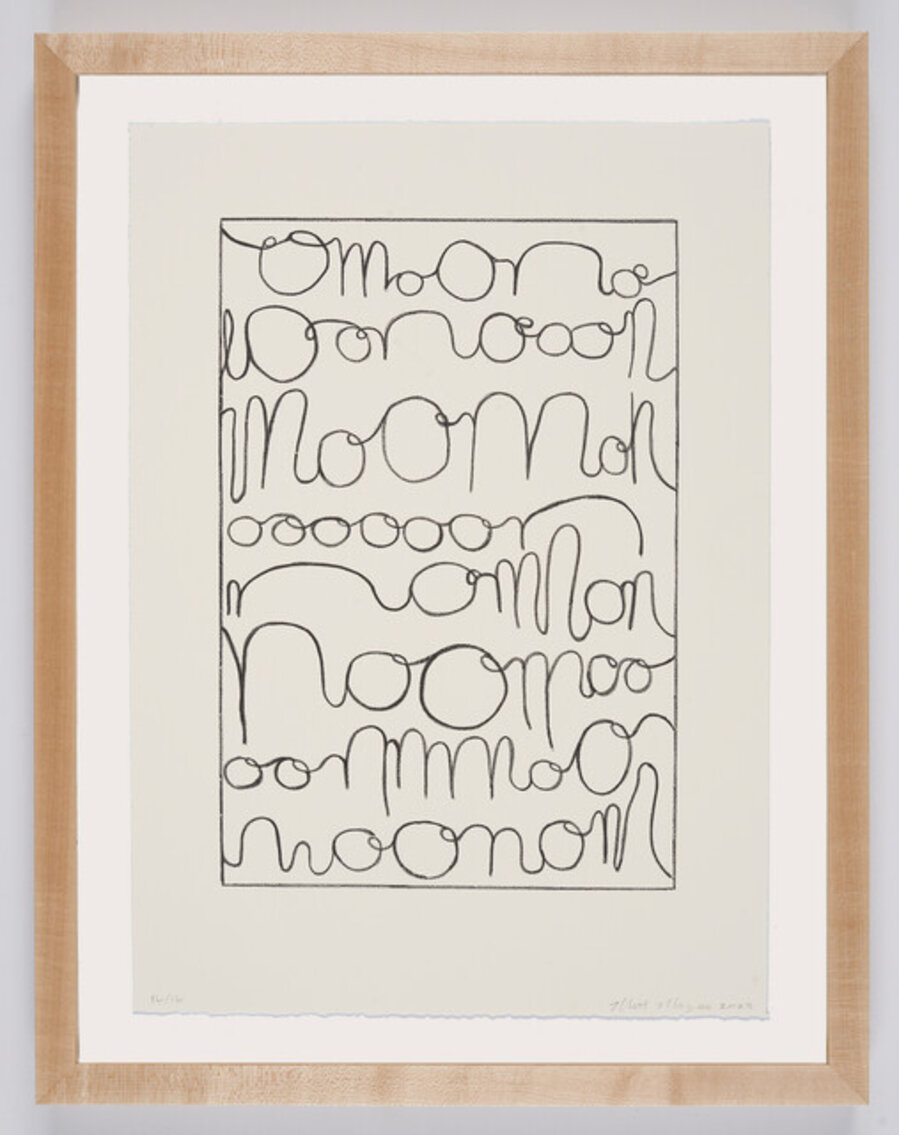 Moon nooM (framed)