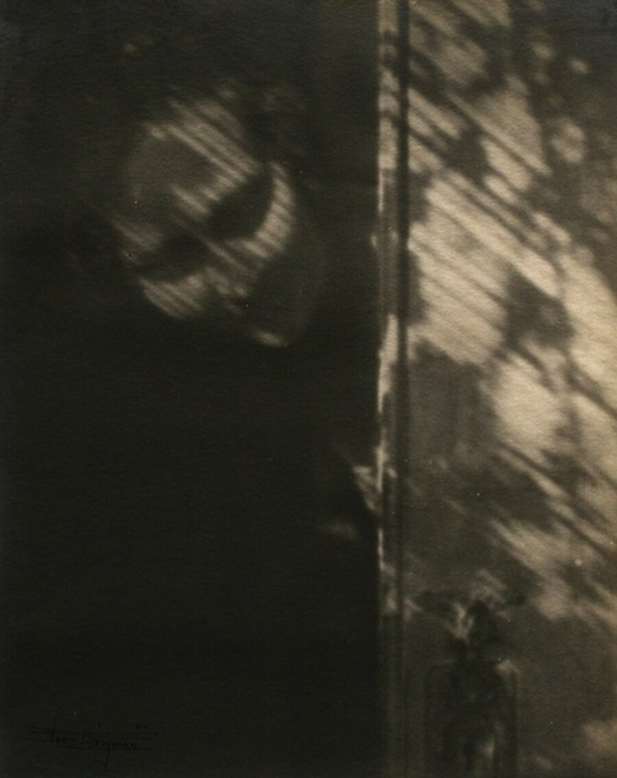 The Shadow on My Door (Self-Portrait)