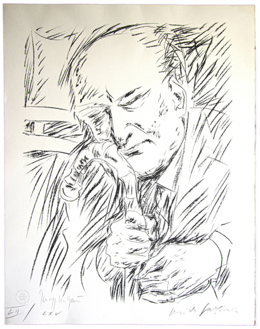 Portrait of Giuseppe Ungaretti