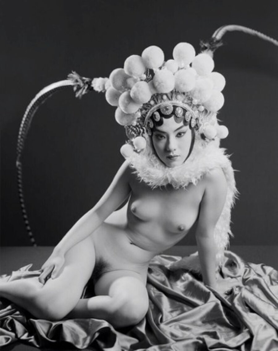 A Woman with Beijing Opera Headdress