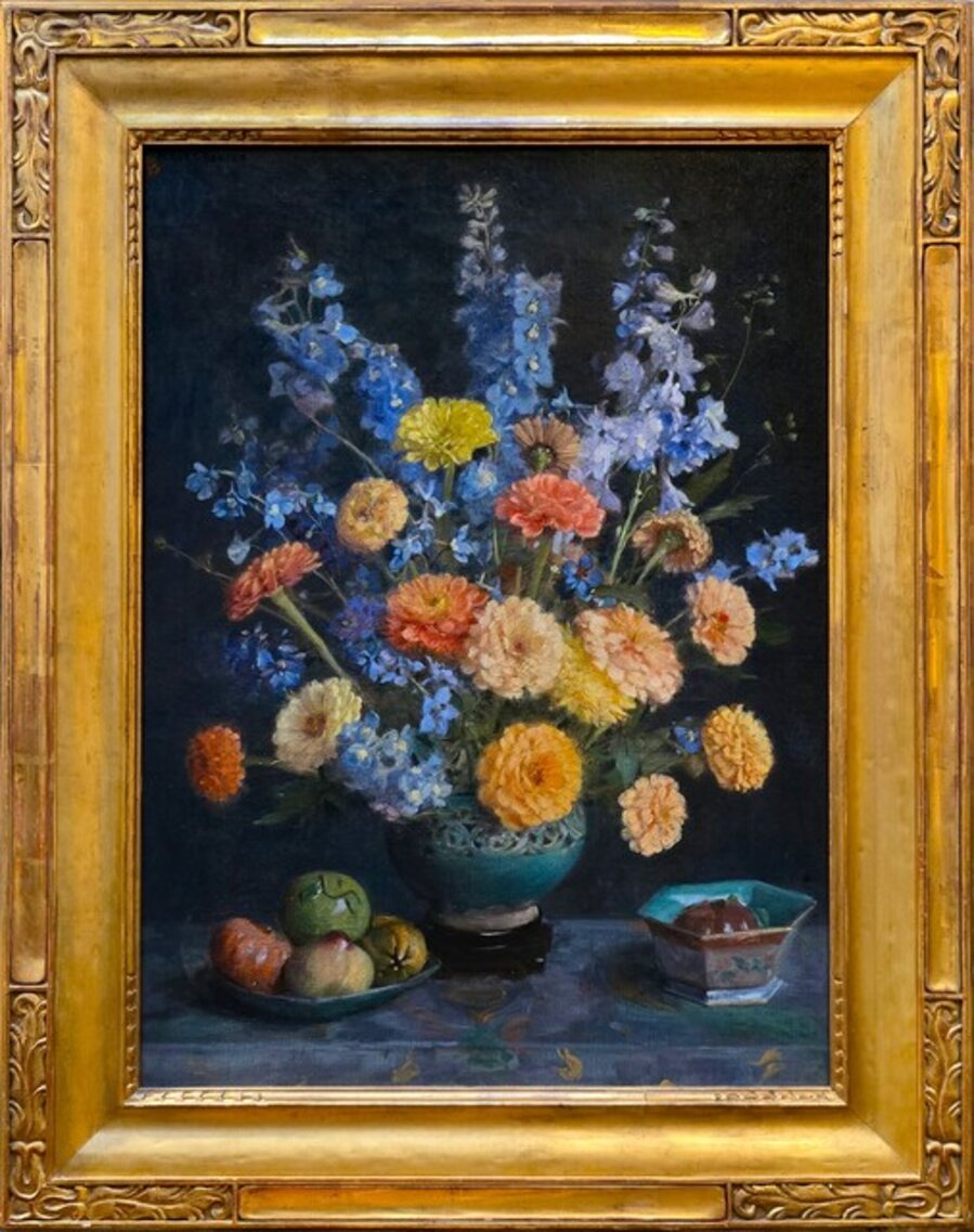 Still Life of Flowers and Fruit