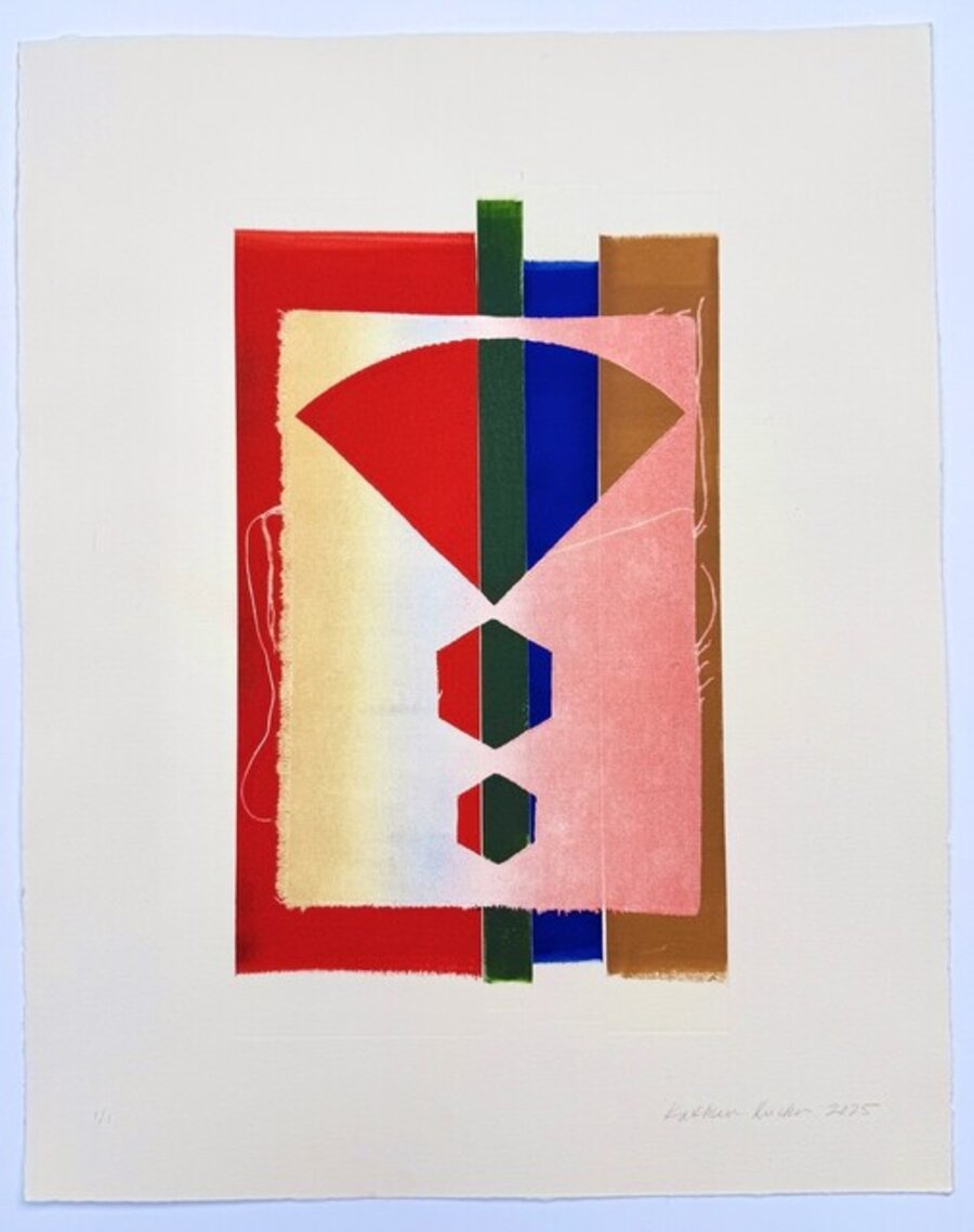 Portale Print: Rainbow Stripe, Fan / Hex