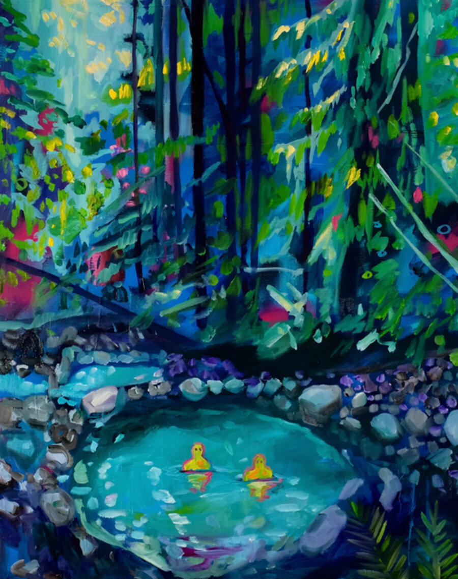 Ghosts in a Hot Spring