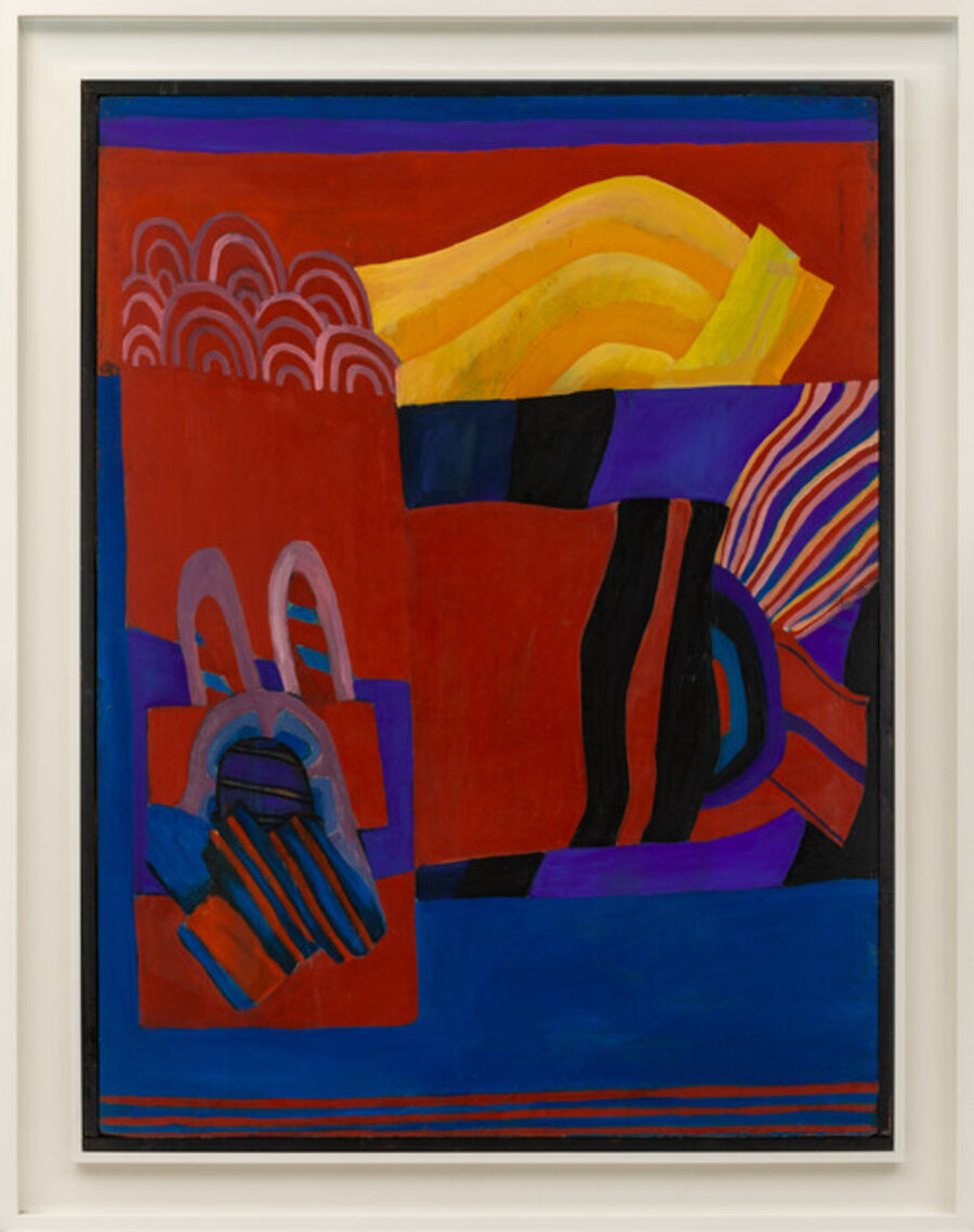 Untitled (red yellow blue abstract)