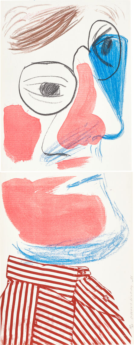 David Hockney, ‘Self-Portrait, July 1986 (M.C.A.T. 295)’, 1986