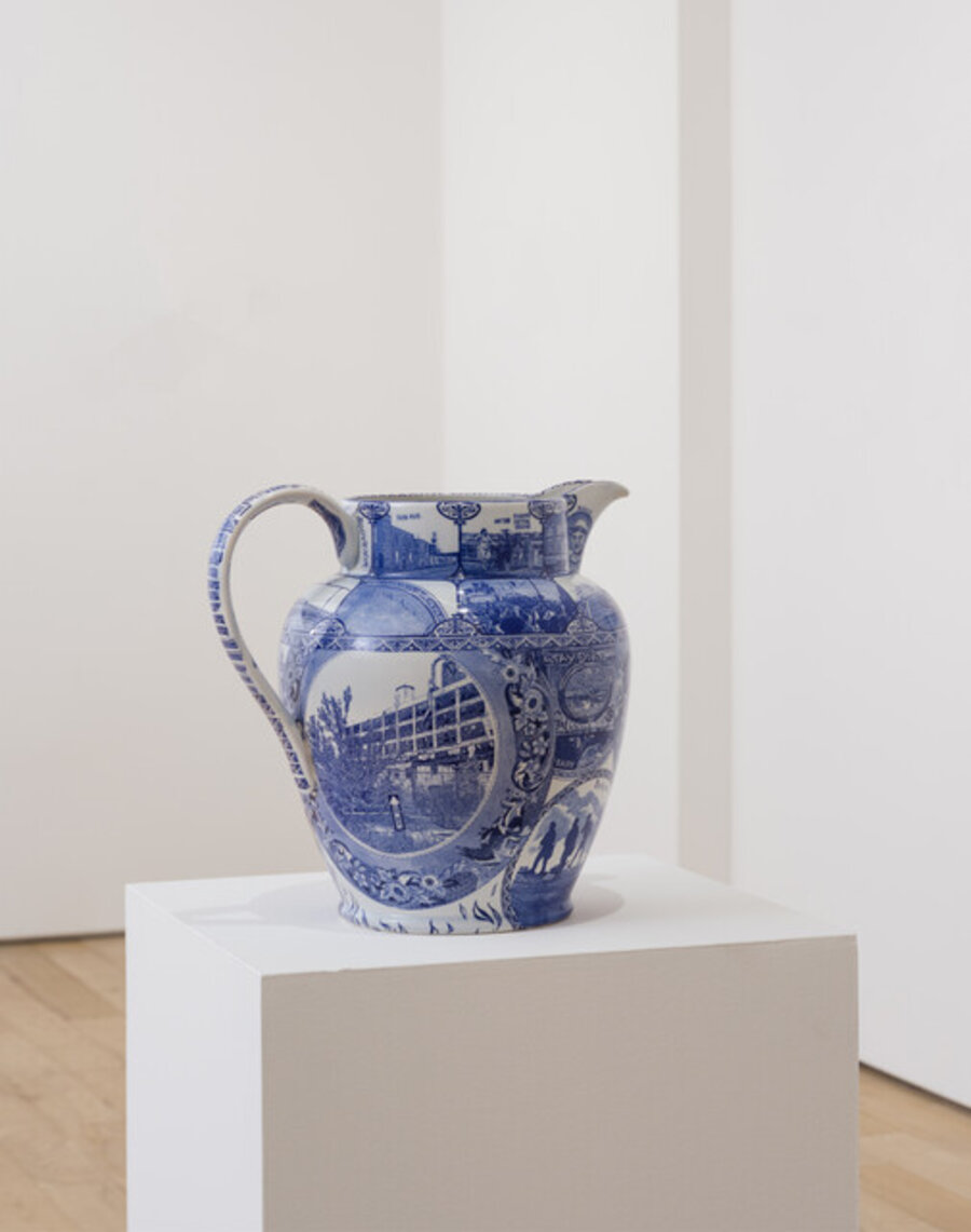 Cumbrian Blue(s), New American Scenery, Sampler Jug, No.7 (After Stubbs)