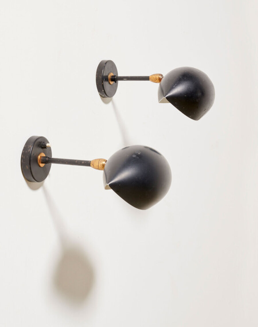 Pair of ‘Oeil’ wall sconces