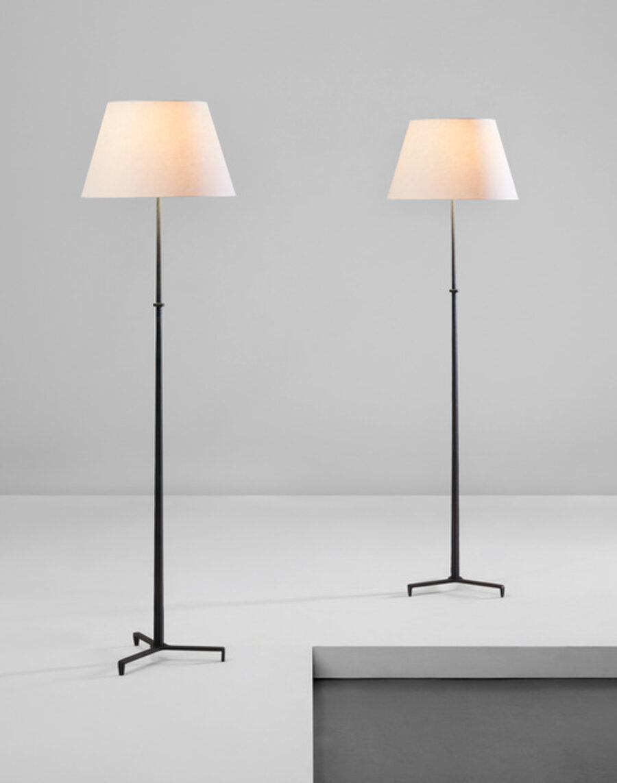Pair of floor lamps