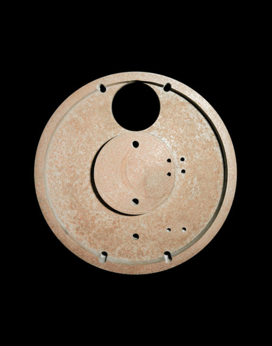 Tool for testing turbine aeration, 2kg, 240 x 240 mm, from the series "The Time Machine, An Incomplete and Semi-Objective Survey of Hydropower Stations"
