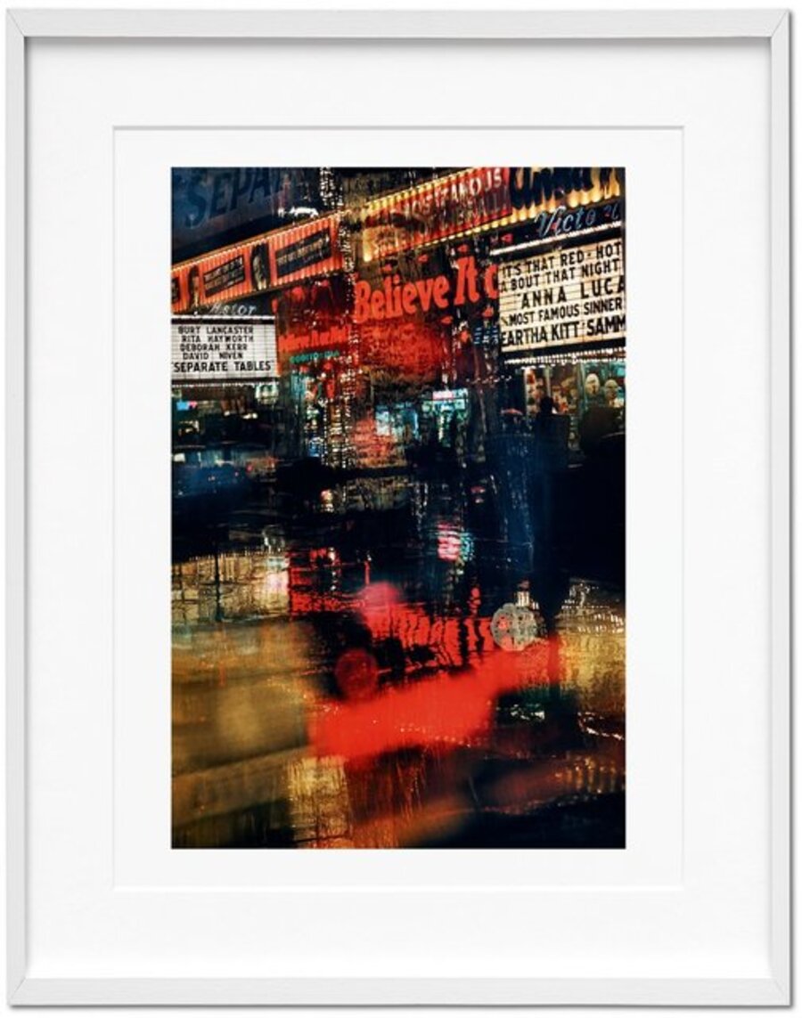 Marvin E. Newman. Signed Limited Edition with signed print “Broadway, Believe It, 1958”