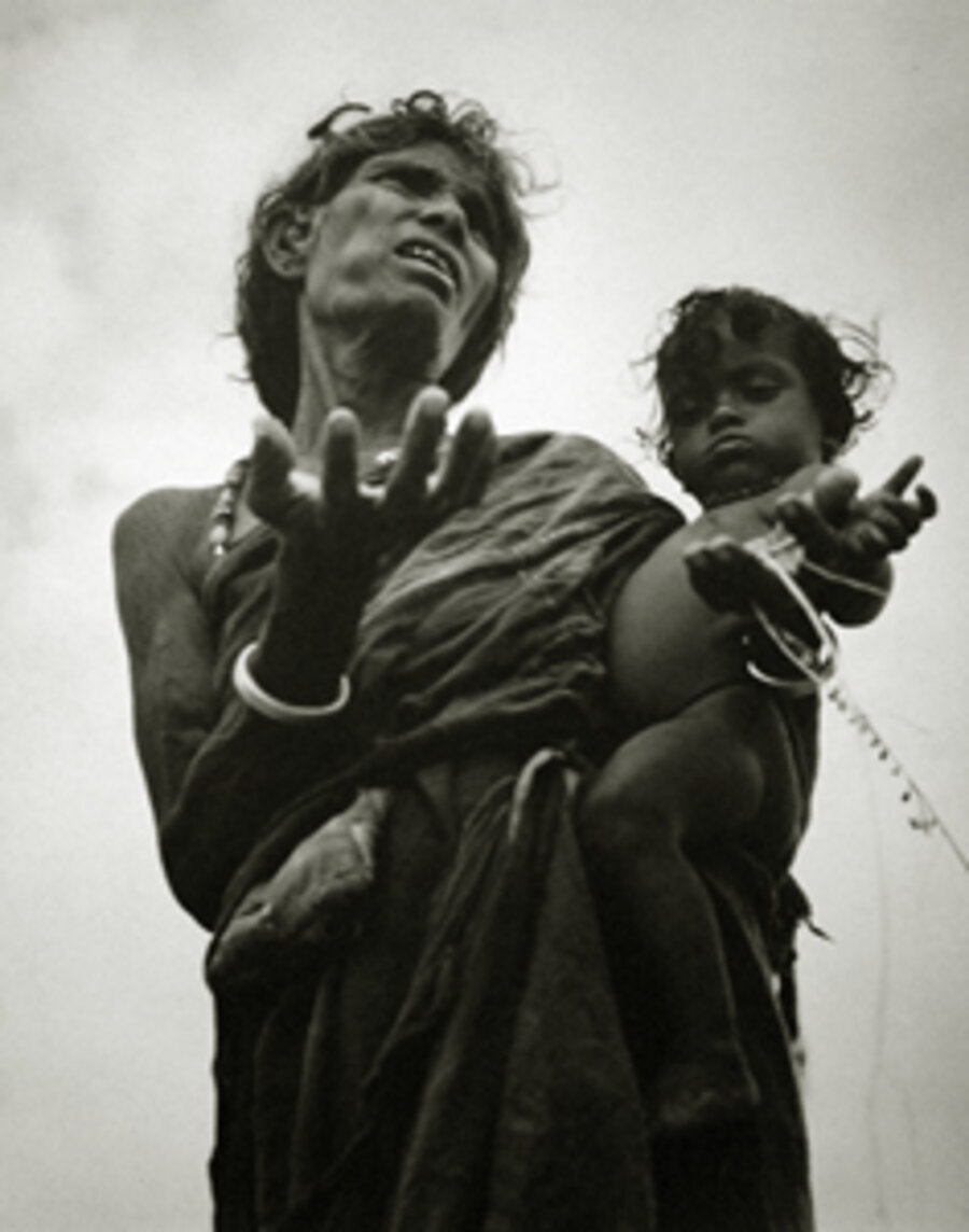 Famine in Bihar, India
