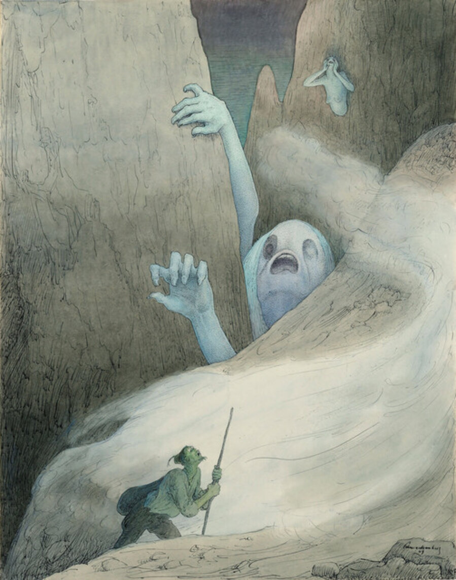 Scary Nightmare Monsters Emerge from the Mountains