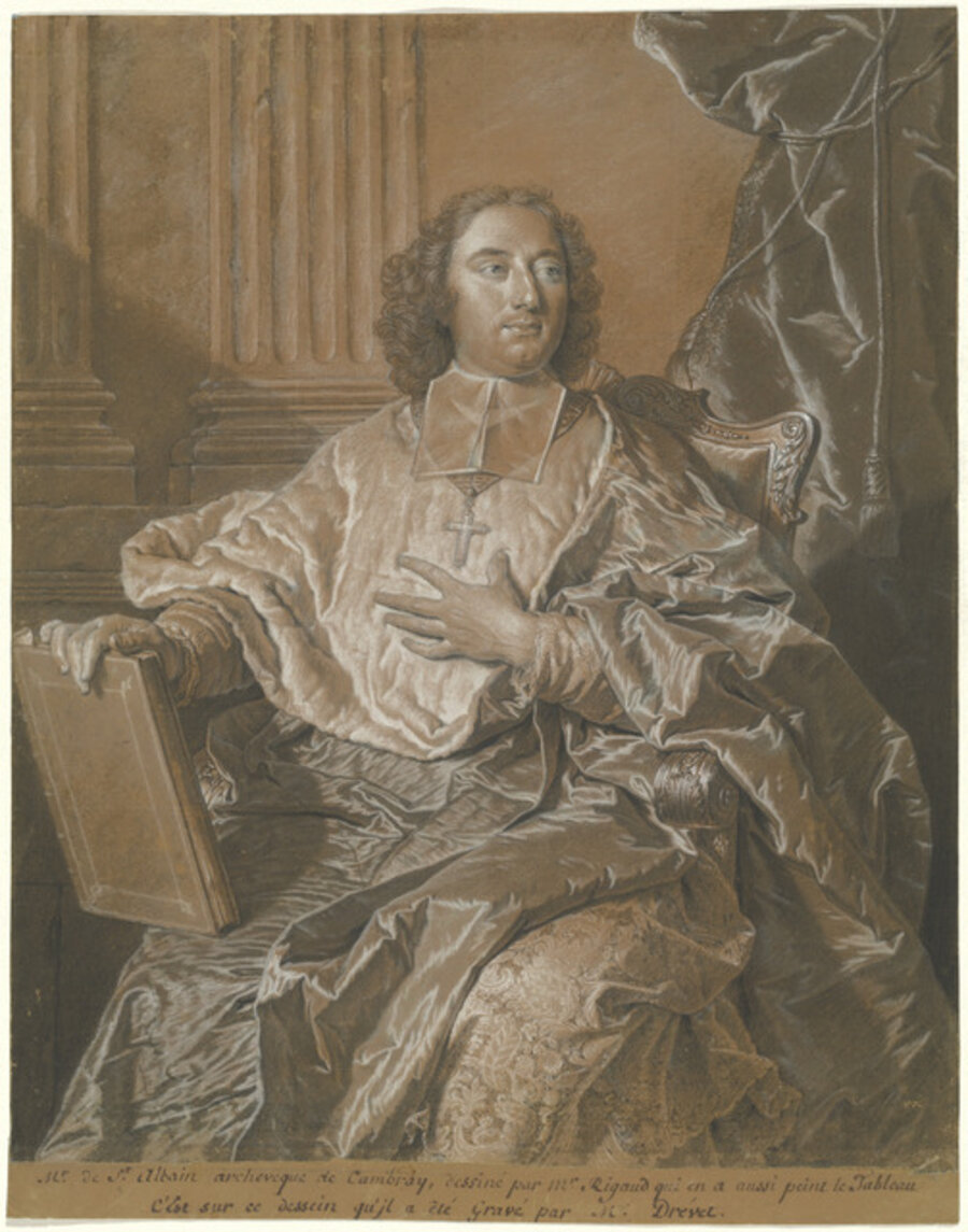 Monseigneur Louis-Charles d'Orléans de Saint-Albin, Archbishop of Cambrai