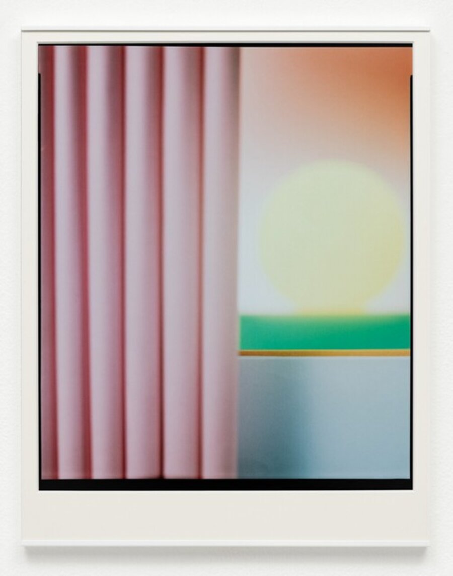 The sun behind the curtain