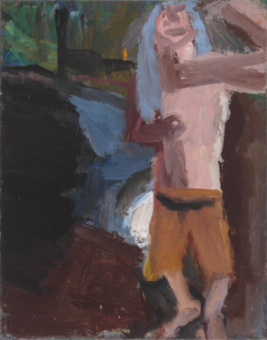 Man Looking at the Sky
