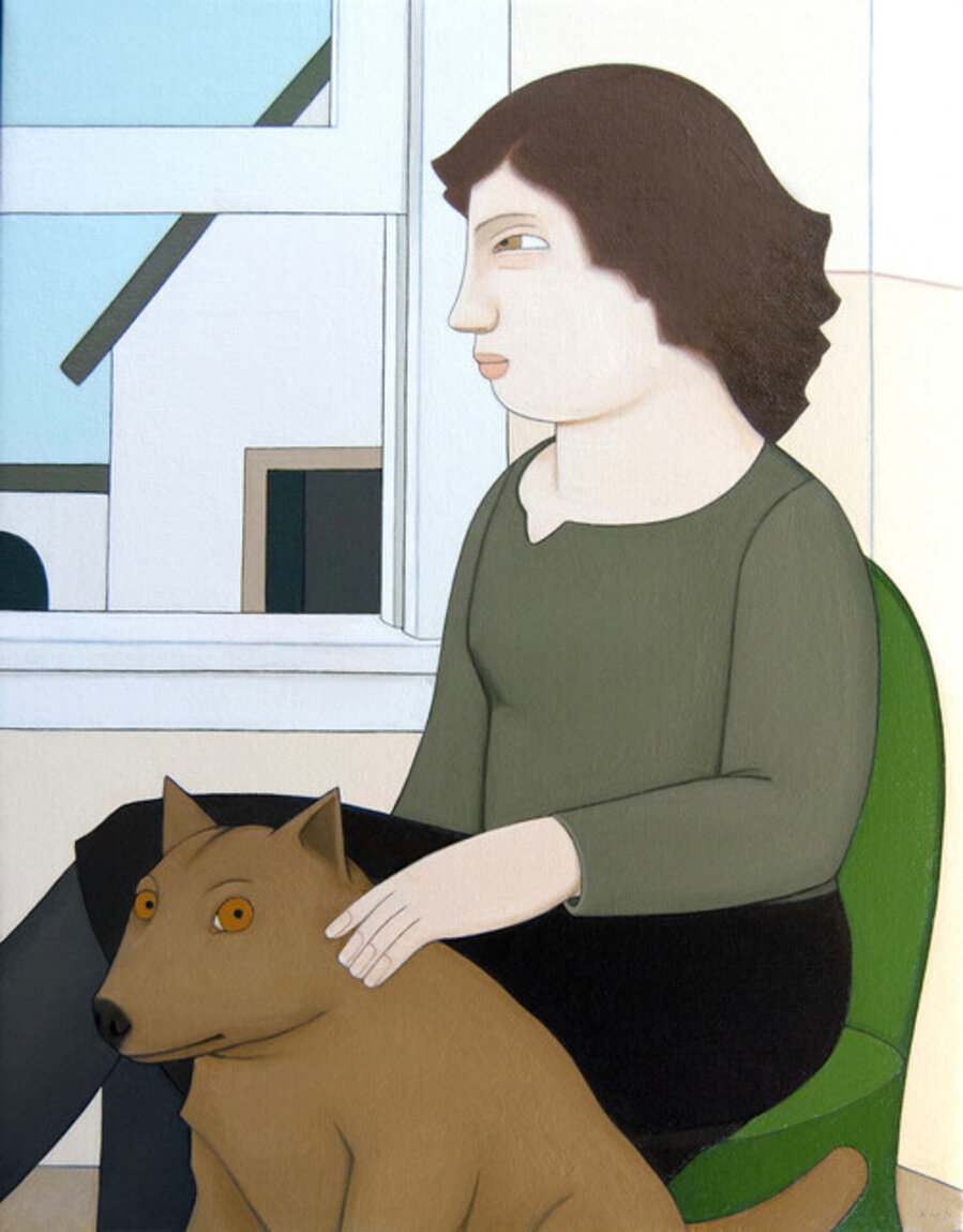 Woman with Dog
