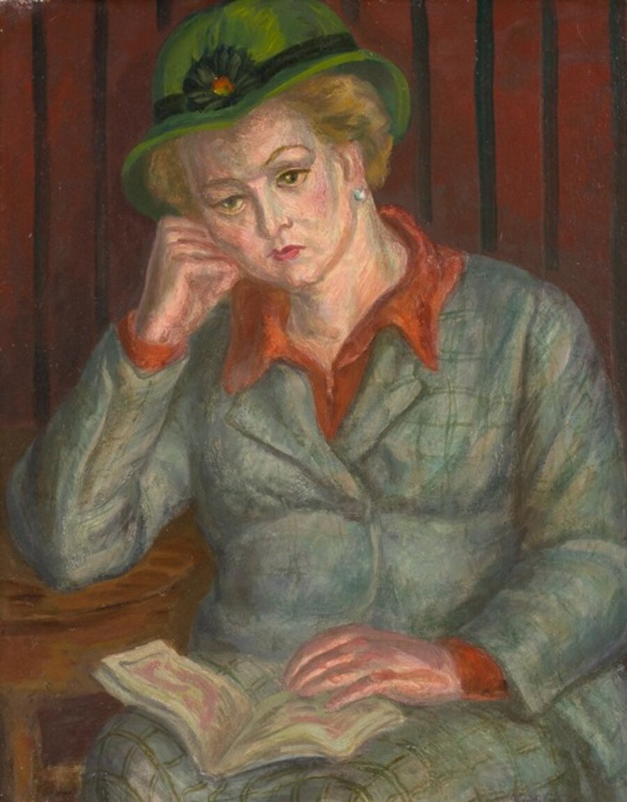 Self Portrait Reading