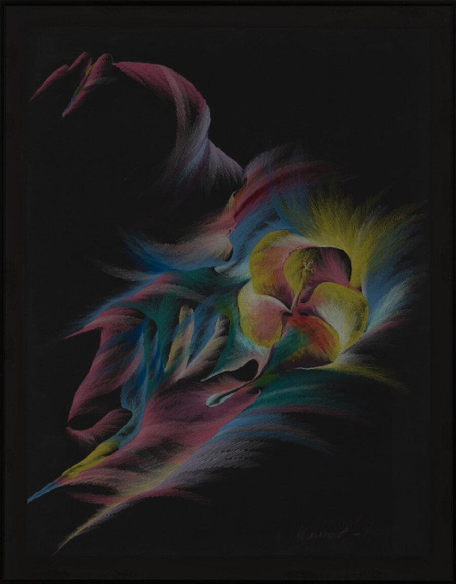 Untitled (Woman with a flower)