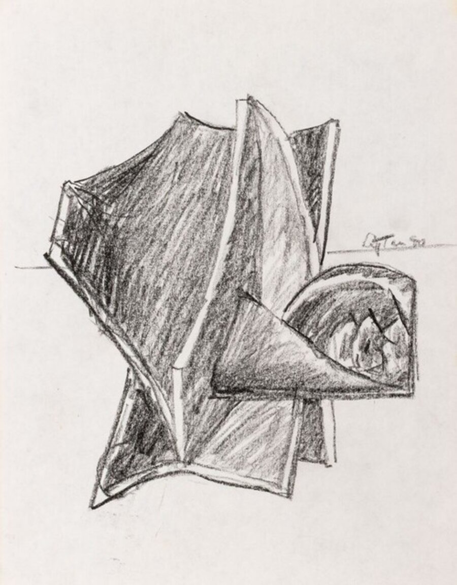 Abstract Expressionist Sculpture Study